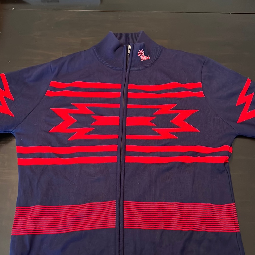 Ole Miss Emerson Street Aztec cardigan